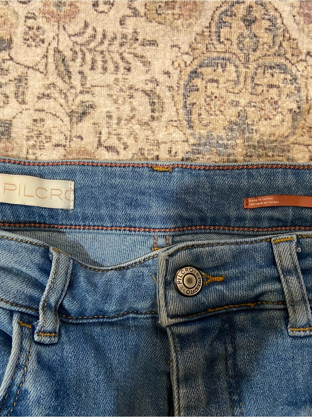 Anthropologie Wide-Leg Jeans in Medium Blue Wash - Picture 3 of 6